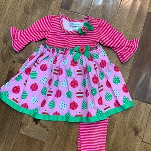 Bonnie Jean girls Christmas outfit.